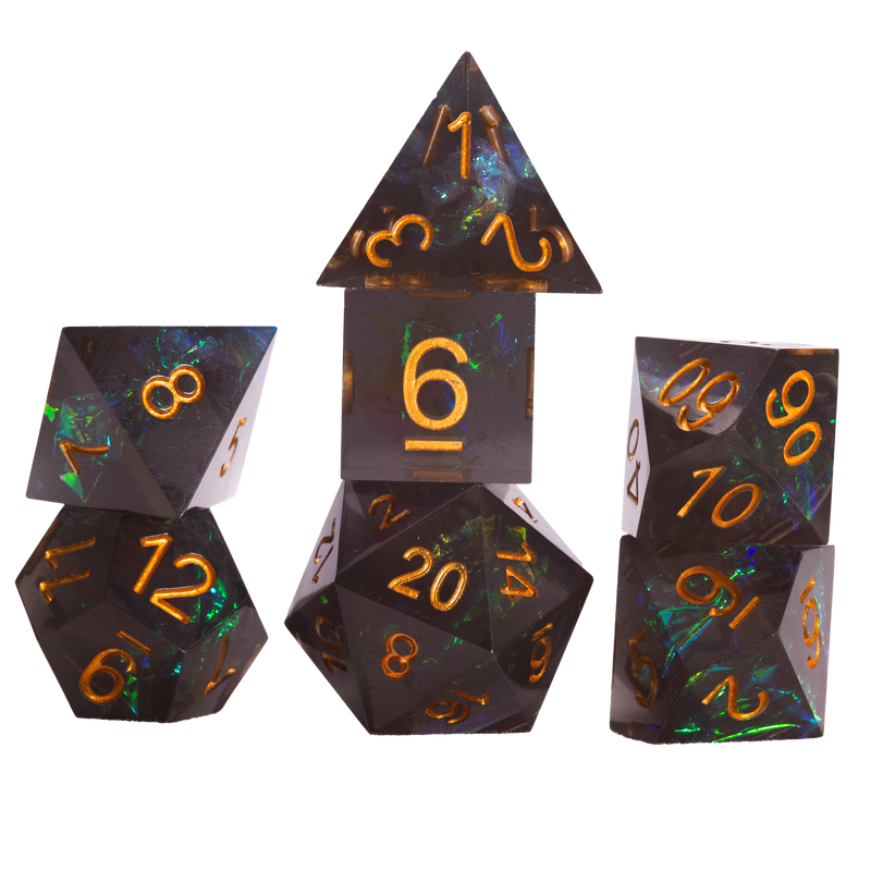 Sirius Dice: Sharp Night Fairy Dice Set