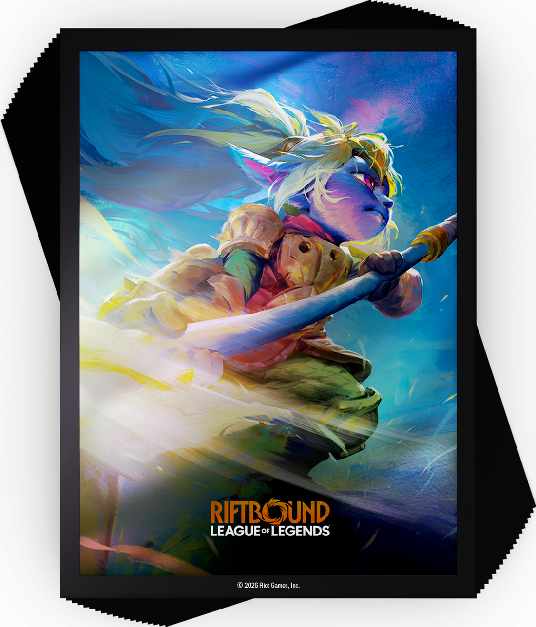 Riftbound: League of Legends TCG Art Sleeves - Standard Size - 100ct - Unleashed - Poppy