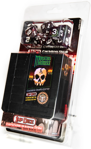1UP Dice: Cackling Skull - Polyhedral Dice Set (11ct)