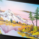 Ultra PRO: Black-Sitiched Playmat - Bob Ross (Mighty Mountain Lake)