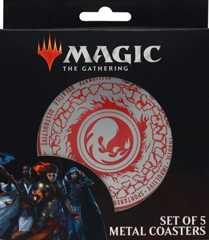 Magic: the Gathering - Metal Mana Coaster Set (5pcs)
