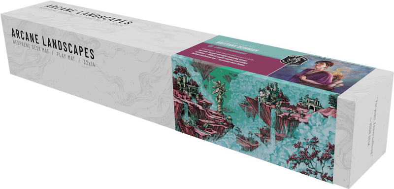 Curator - Desk Mat: Arcane Landscapes - The Mists by Brittany Bowman