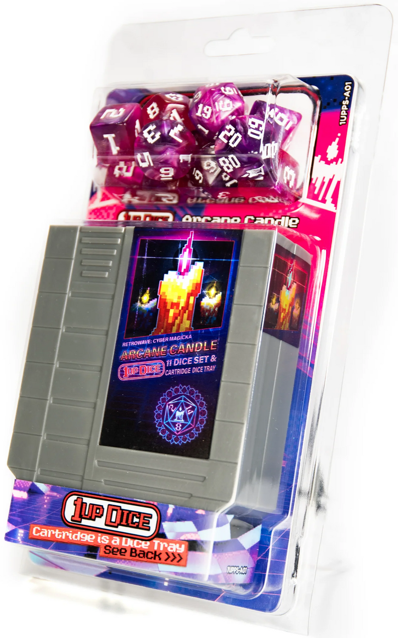 1UP Dice: Arcane Candle - Polyhedral Dice Set (11ct)