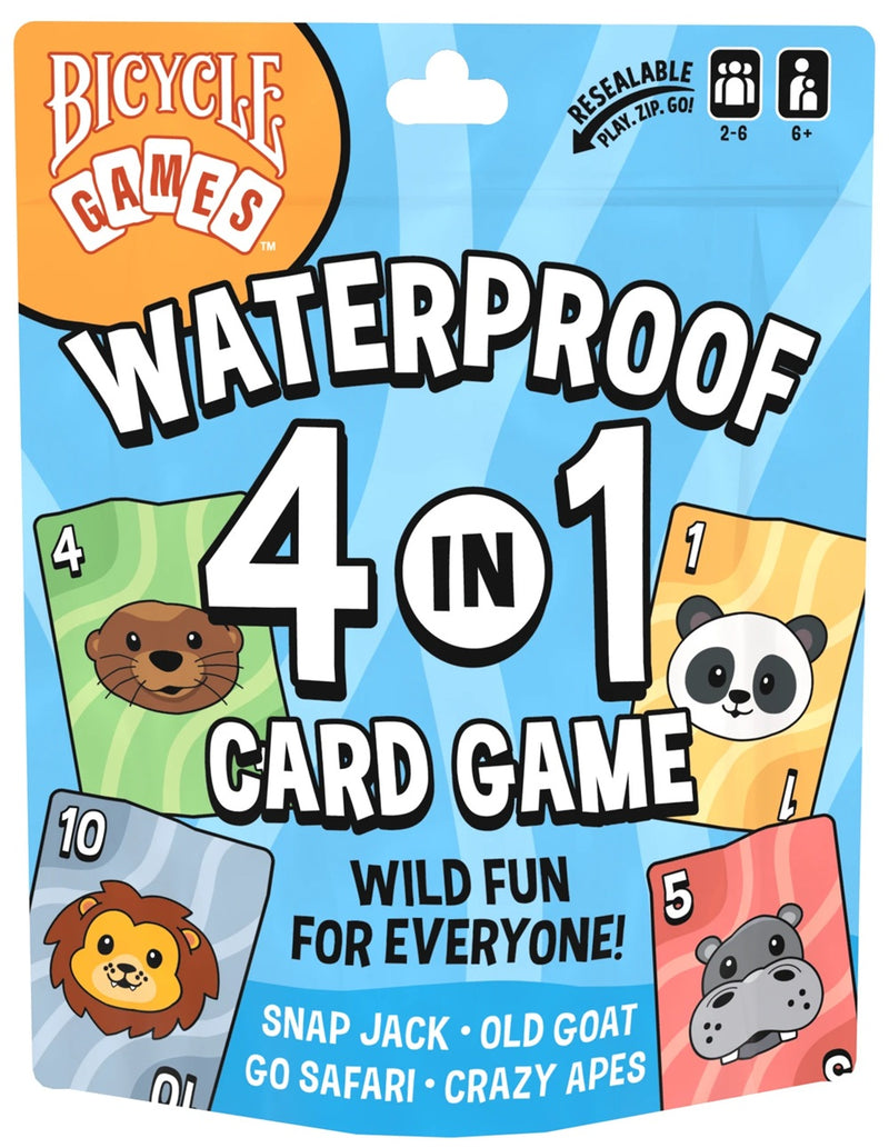 Bicycle - Waterproof 4-In-1 Card Game