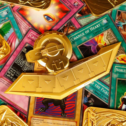 Yu-Gi-Oh! - 24K Gold Plated Duel Disk Mini Replica