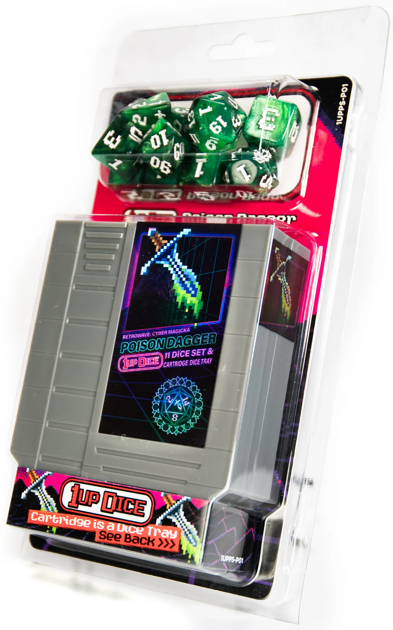 1UP Dice: Poison Dagger - Polyhedral Dice Set (11ct)
