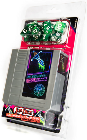 1UP Dice: Poison Dagger - Polyhedral Dice Set (11ct)
