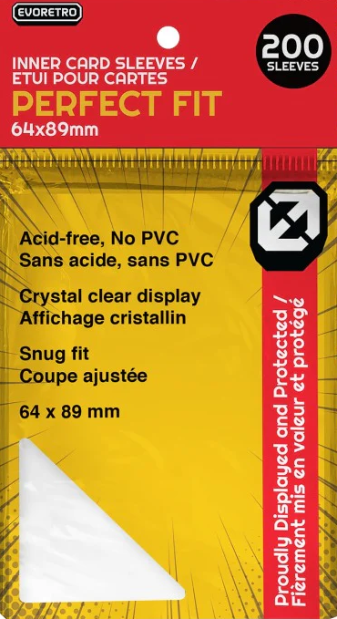 Evoretro - Standard Size - Perfect Fit Sleeves (200ct)