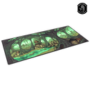 Curator - Desk Mat: Arcane Landscapes - The Caverns by Brittany Bowman