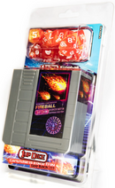 1UP Dice: Fireball - Polyhedral Dice Set (11ct)