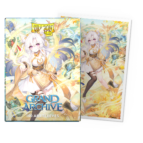 Dragon Shield: Standard 100ct Art Sleeves - Grand Archive (Guo Jia, Heaven's Favored - Matte)