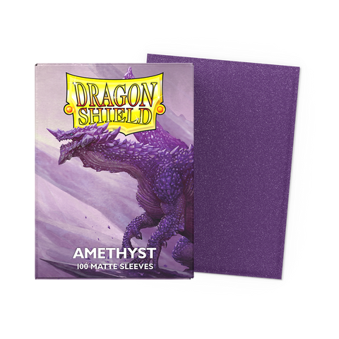 Dragon Shield: Standard 100ct Sleeves - Amethyst (Matte)