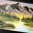 Ultra PRO: Black-Sitiched Playmat - Bob Ross (Mountain Retreat)