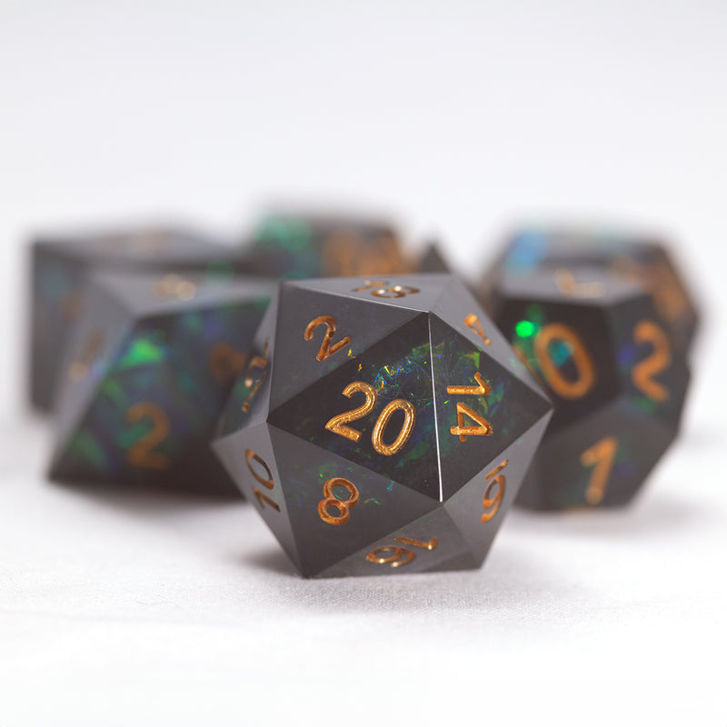 Sirius Dice: Sharp Night Fairy Dice Set