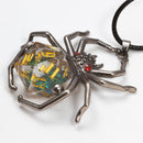 Sirius Dice: D20 Snowglobe Necklace - Black Widow