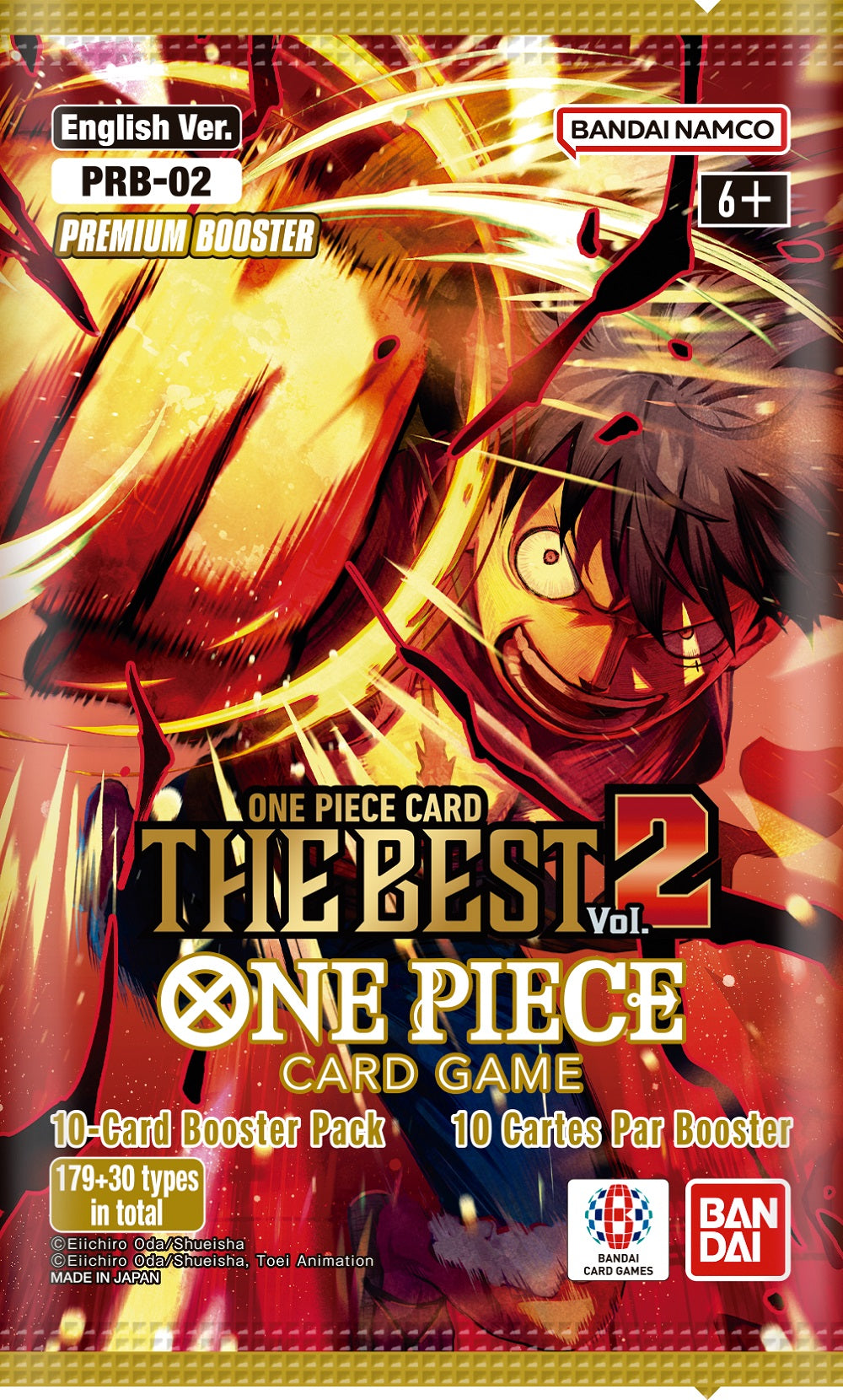 One Piece - Premium Booster: The Best Vol. 2 (PRB-02) - Booster Pack