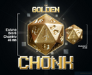 1UP Dice: Golden Chonk D20