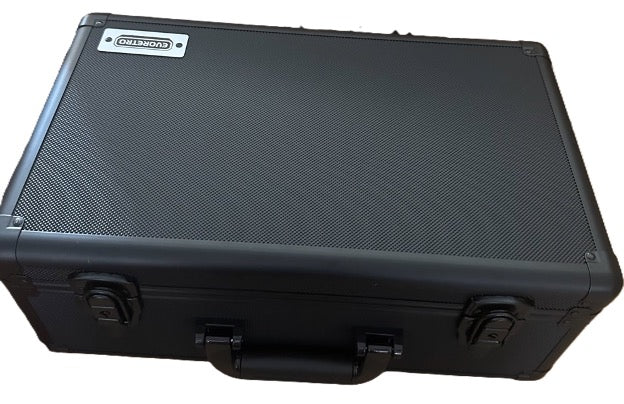 EVORETRO - XL Aluminum Graded Card Storage Case - 4-Row (120 Slabs) - Black