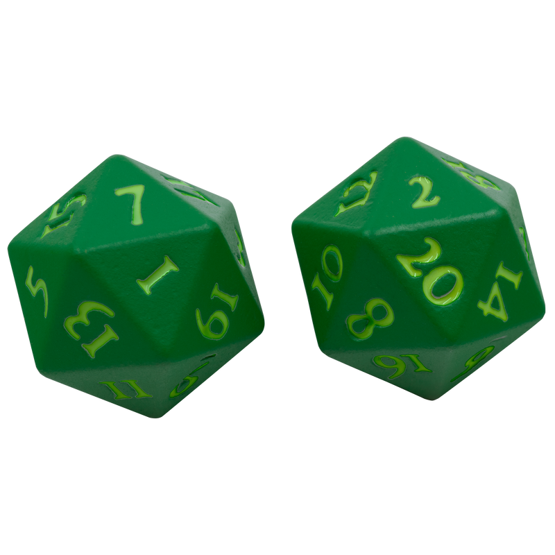 Ultra PRO: Heavy Metal Dice - Vivid D20 (Green)