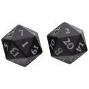 Ultra PRO: Heavy Metal Dice - Vivid D20 (Black)