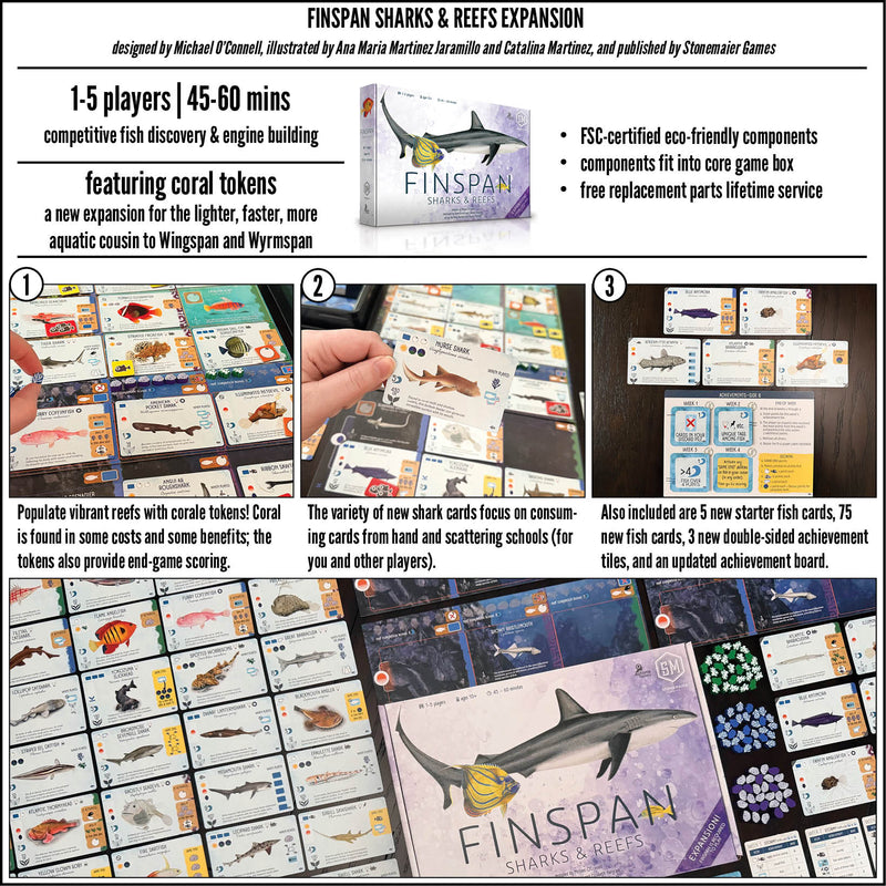 Finspan - Sharks and Reefs (Expansion)