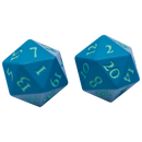 Ultra PRO: Heavy Metal Dice - Vivid D20 (Teal)