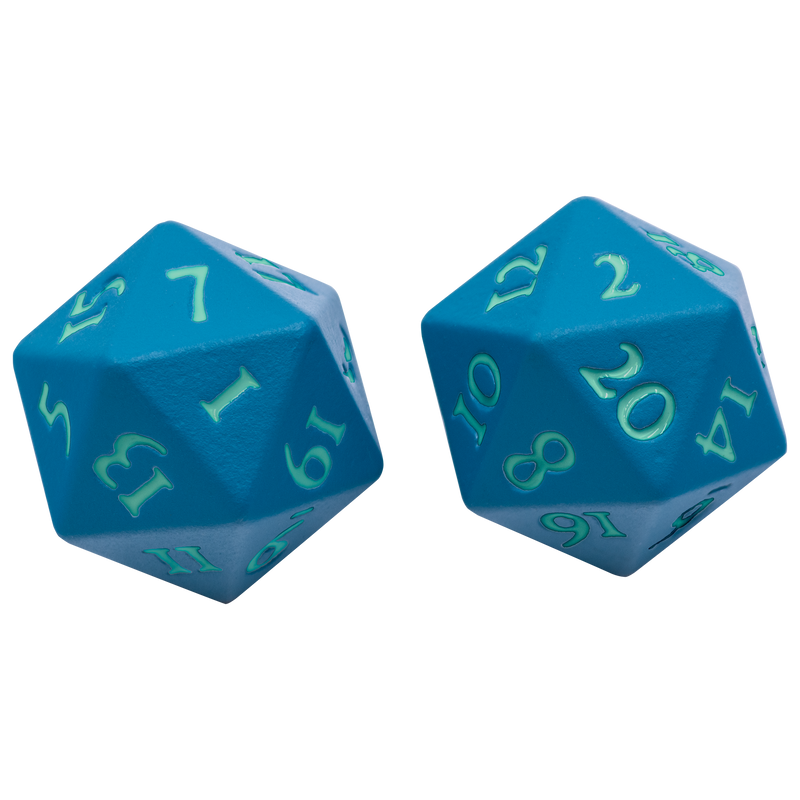 Ultra PRO: Heavy Metal Dice - Vivid D20 (Teal)