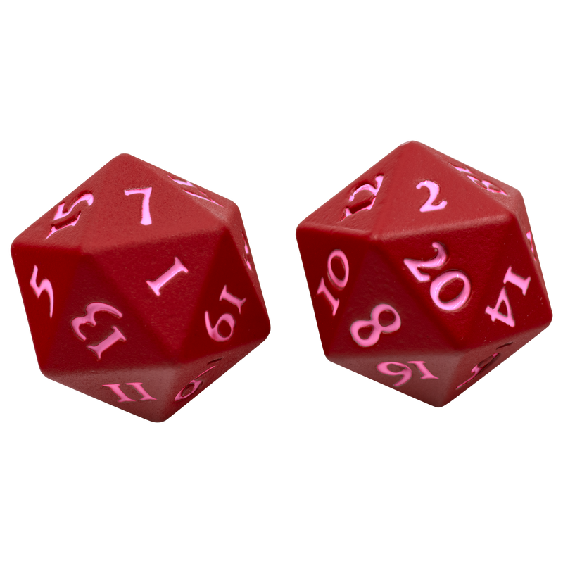 Ultra PRO: Heavy Metal Dice - Vivid D20 (Red)