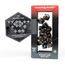 Sirius Dice: Adventure Dice Set - D&D Rogue: Black