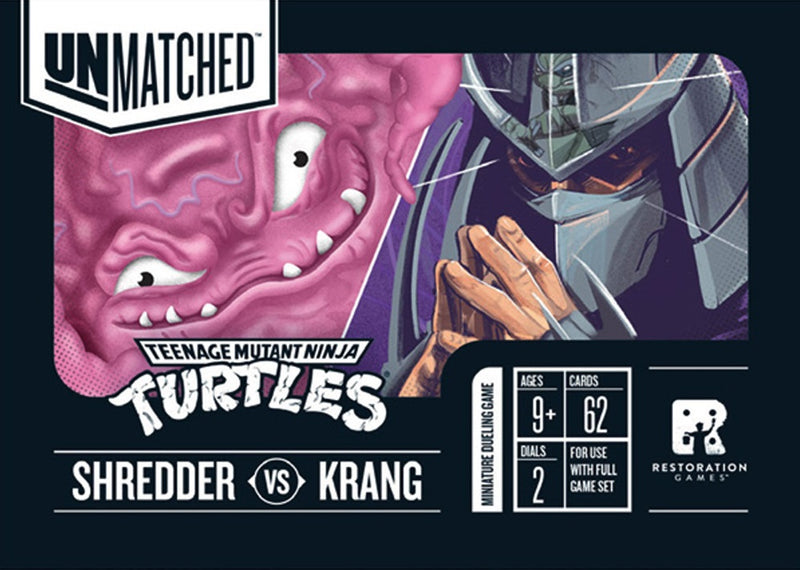 Unmatched Adventures: Teenage Mutant Ninja Turtles - Shredder Vs. Krang Hero Decks