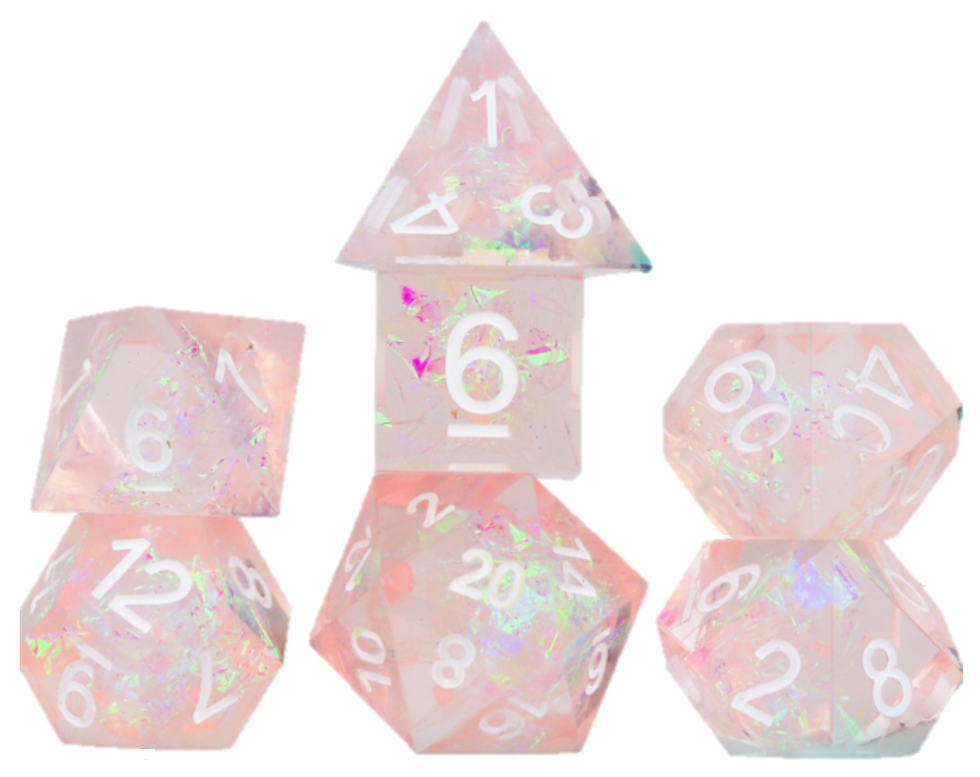 Sirius Dice: Sharp Pink Fairy Dice Set