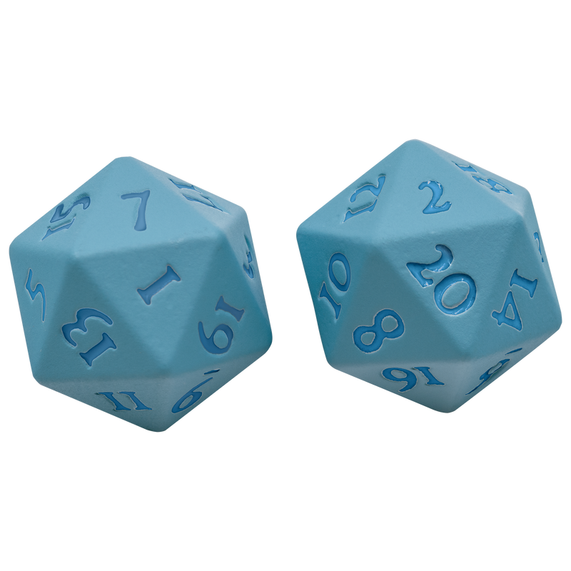 Ultra PRO: Heavy Metal Dice - Vivid D20 (Light Blue)