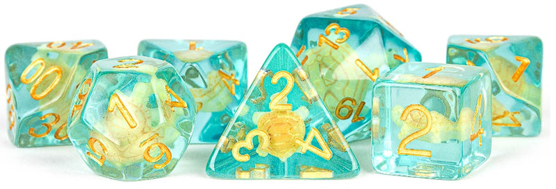 Metallic Dice Games - Turtle Dice - 16mm Dice Set