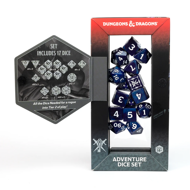 Sirius Dice: Adventure Dice Set - D&D Rogue: Purple