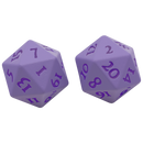 Ultra PRO: Heavy Metal Dice - Vivid D20 (Purple)