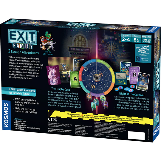 EXIT: Family - (2 Escape Adventures) The Trophy Case & Night at the Carnival