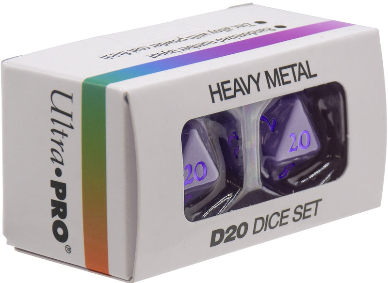 Ultra PRO: Heavy Metal Dice - Vivid D20 (Purple)