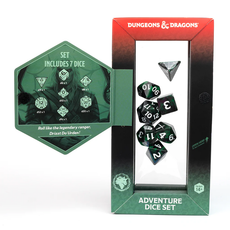 Sirius Dice: Adventure Dice Set - D&D Drizzt