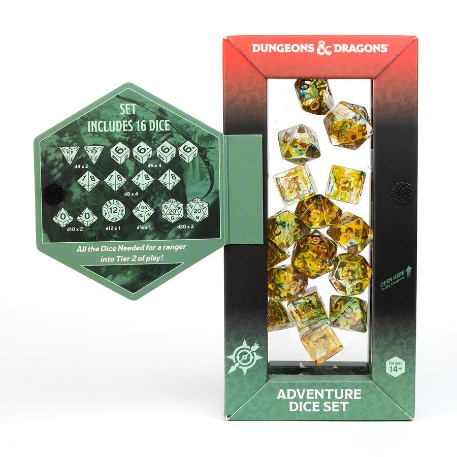 Sirius Dice: Adventure Dice Set - D&D Ranger: Green/Multi