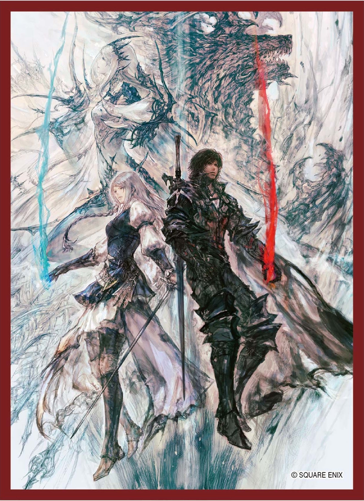 Final Fantasy - Fiery Heart, Icy Resolve - Card Sleeves (100ct)