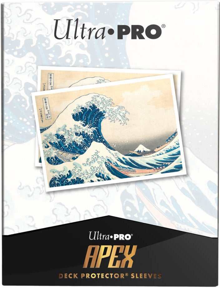 Ultra PRO: APEX Deck Protector Sleeves - Fine Art (The Great Wave Off Kanagawa) (105-pack)