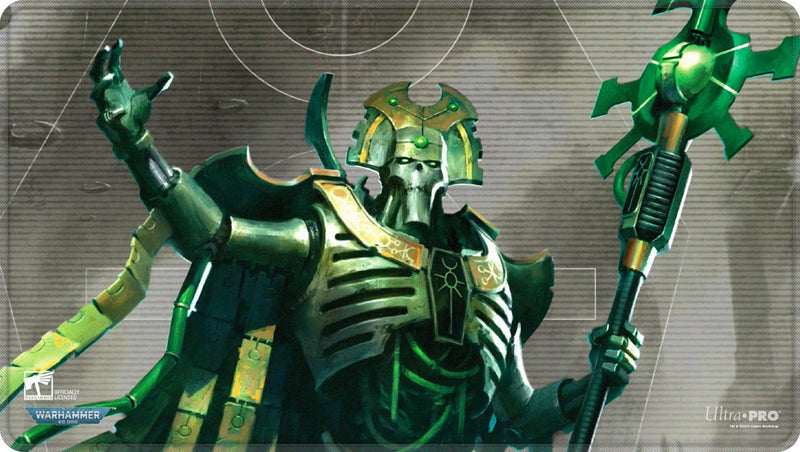 Ultra PRO: Stitched Edge Standard Gaming Playmat - Necrons Codex (Warhammer 40k)