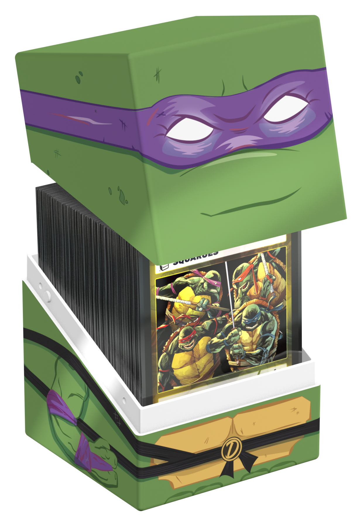 Ultimate Guard: Squaroes: Teenage Mutant Ninja Turtles 100+ Deck Box - Action Mode Donatello