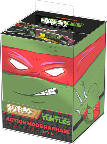 Ultimate Guard: Squaroes: Teenage Mutant Ninja Turtles 100+ Deck Box - Action Mode Raphael