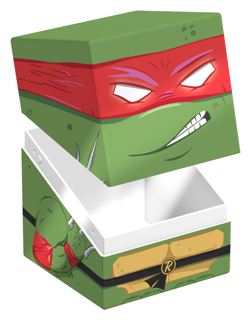 Ultimate Guard: Squaroes: Teenage Mutant Ninja Turtles 100+ Deck Box - Action Mode Raphael