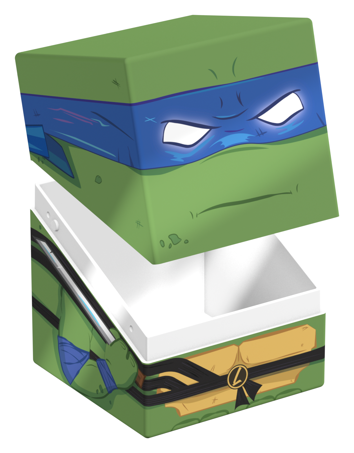 Ultimate Guard: Squaroes: Teenage Mutant Ninja Turtles 100+ Deck Box - Action Mode Leonardo