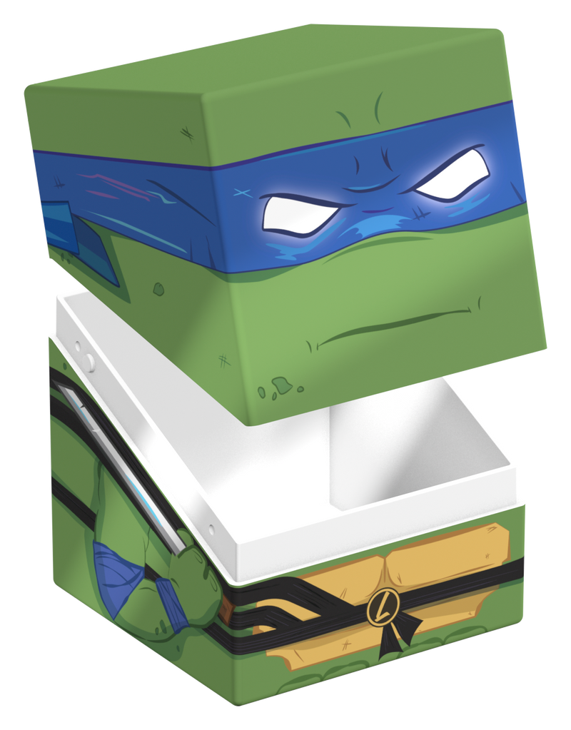 Ultimate Guard: Squaroes: Teenage Mutant Ninja Turtles 100+ Deck Box - Action Mode Leonardo