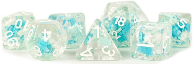 Fanroll - Snowflake Dice -16mm Dice Set