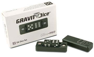 Ultra PRO: Gravity Dice - D6 (2-Dice Set / Black Forest Grey)