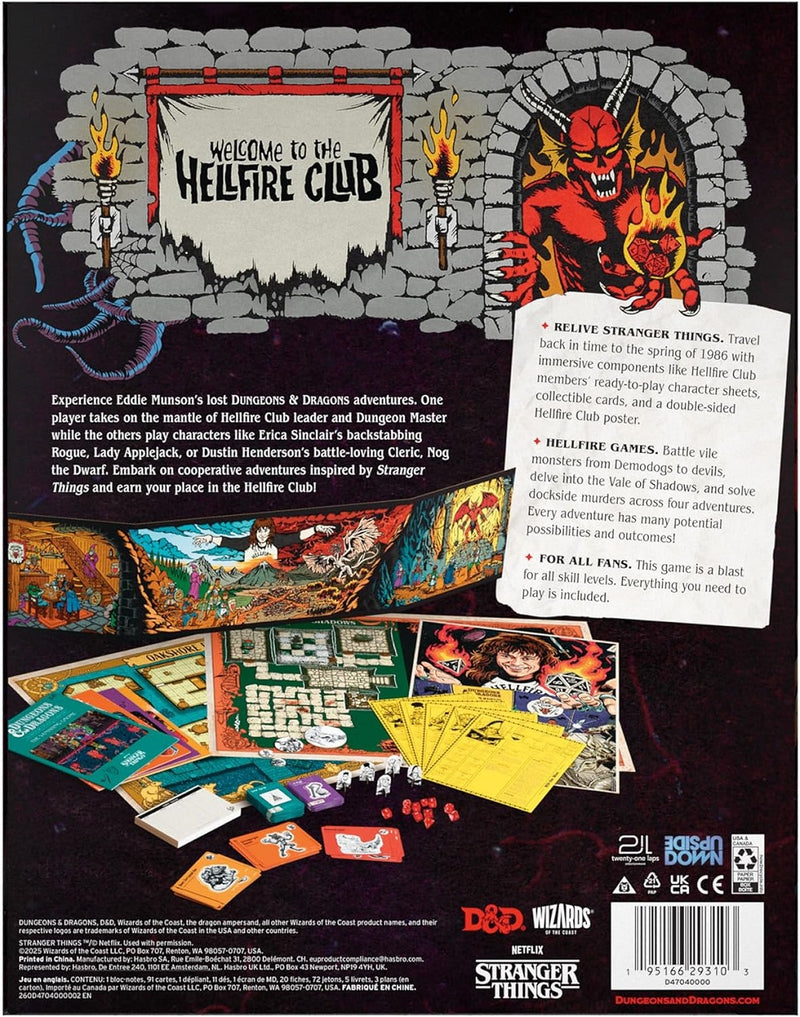 Dungeons & Dragons - Stranger Things: Welcome to the Hellfire Club